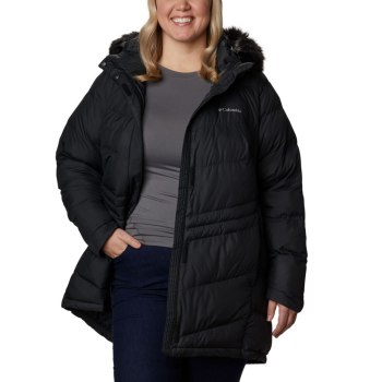 Columbia Ženske Jakne - Peak to Park Mid Insulated Plus Size Crne | PTBW-30621